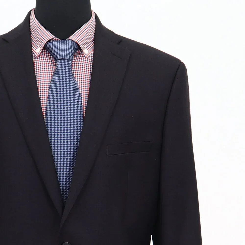 DKNY 44L Gray Solid 2-Button Sport Coat Blazer Jacket G745